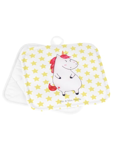 Mr. & Mrs. Panda Topflappen Einhorn Wut ohne Spruch in Weiß