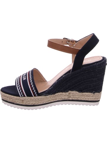 Tom Tailor Keilsandalette in blau