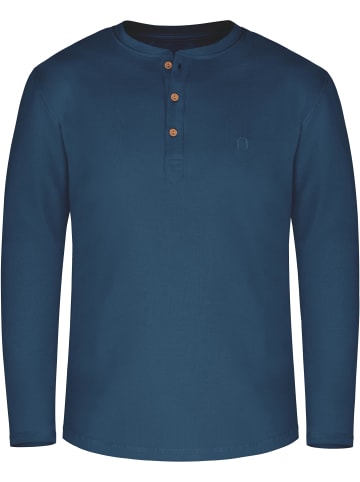 normani Herren Langarm Shirt aus Bio-Baumwolle Neuville in Marine