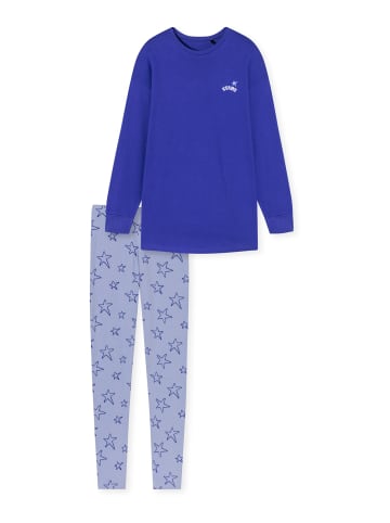 Schiesser Pyjama Teens Nightwear in Blau