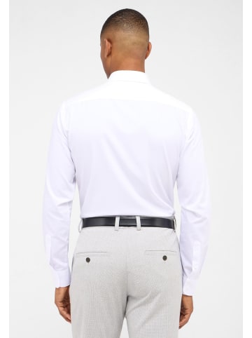 Eterna Performance Shirt Twill-Stretch Langarm in Weiß