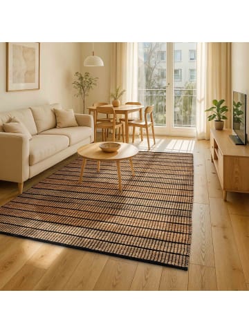 Schöner Wohnen Kollektion Kurzflorteppich NALAYA in schwarz