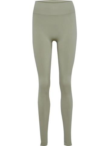 Hummel Short "Hiit Seamless High Waist Tights" in Grün