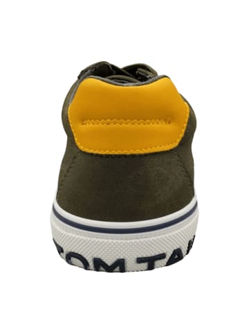 Tom Tailor Sportliche Schnürschuhe in Grün