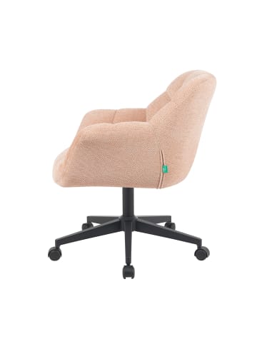 DUBI Möbel 2er-Set: Bürostuhl Mika-Nuri in Rosa - (B)65 x (H)79 x  (T)66 cm