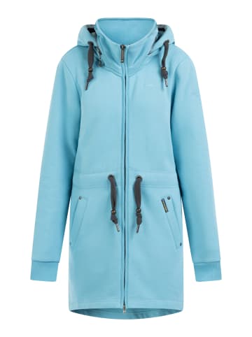 Schmuddelwedda Lange Sweatjacke in Eisblau