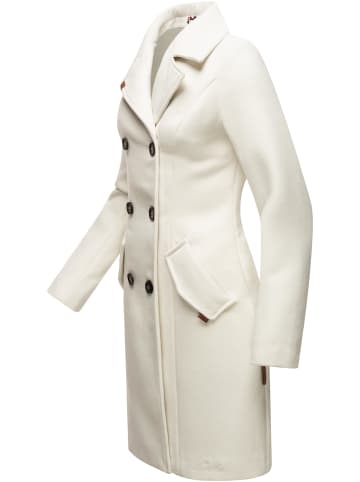 Marikoo Wollmantel Nanakoo in Offwhite