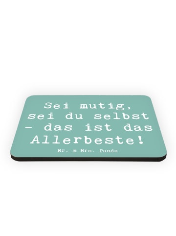 Mr. & Mrs. Panda Magnet Spruch Mutig zu sich selbst stehen mit S... in Meeresbrise