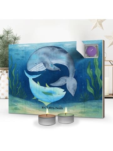 Mr. & Mrs. Panda Duftkerzen Adventskalender Walfisch Thunfisch D... in Weiß