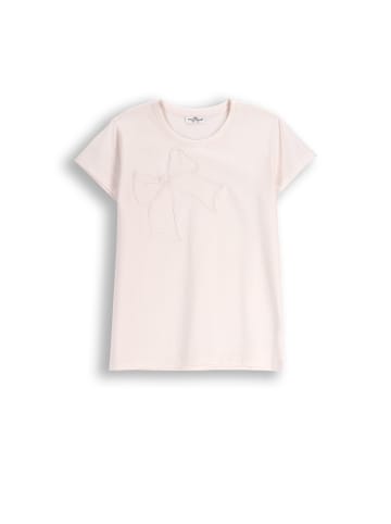 Coccodrillo T-Shirt mit kurzen Ärmeln in ecru