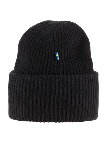 FJÄLLRÄVEN Heavy Beanie - Mütze (breeze blue) in schwarz