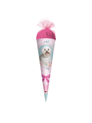 Schultüte klein 22 cm Hündchen