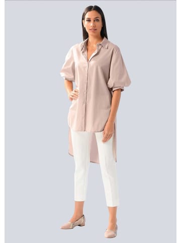 Alba Moda Bluse mit Hemdkragen in beige