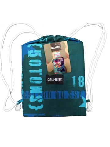 COFI 1453 Call Of Duty Bettwäsche Set aus Baumwolle Bettdeckenbezug 140 × 200 in Blau