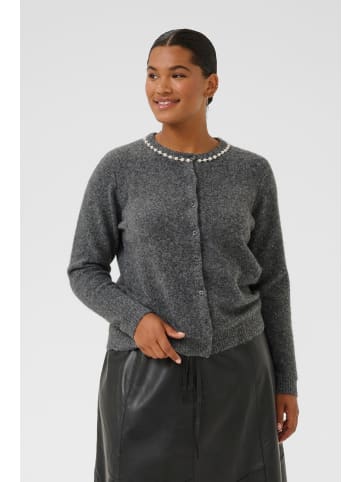 KAFFE curve Strickjacke KCroxia Regular fit in Grey Melange