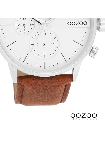 Oozoo Armbanduhr Oozoo Timepieces braun groß (ca. 45mm)