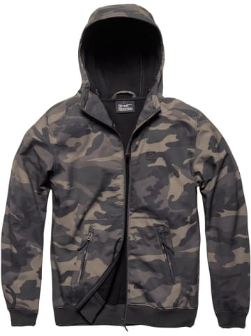Vintage Industries Softshelljacke in Camouflage