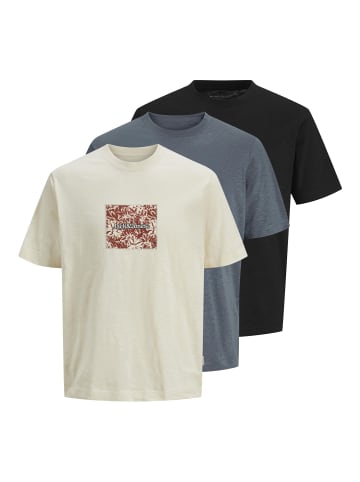 Jack & Jones 3er-Pack T-shirt in Antique White