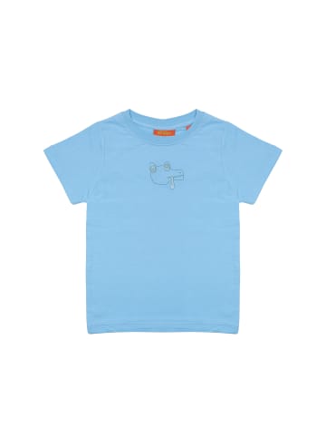 smiler. T-Shirt mini-laugh. in BLAU