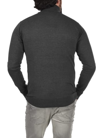 INDICODE Rollkragenpullover IDErnetto in grau melange
