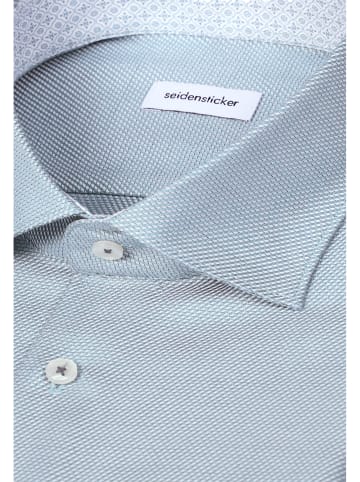 Seidensticker Business Hemd Slim in Grün