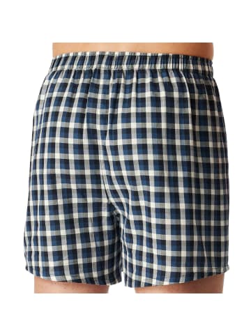 Schiesser Web-Boxershorts 2er Pack in Dunkelblau