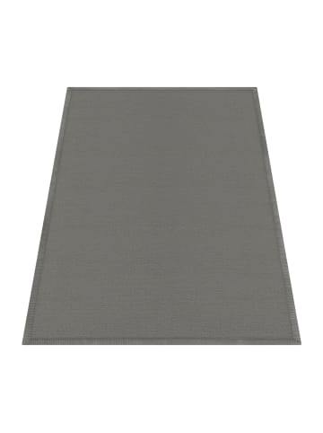 Hochflor Teppich waschmaschinenwaschbar Unifarben  Schlafzimmer in Grau