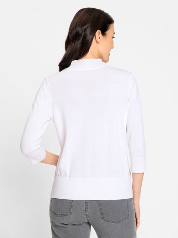 WITT WEIDEN Stehkragen-Pullover in ecru