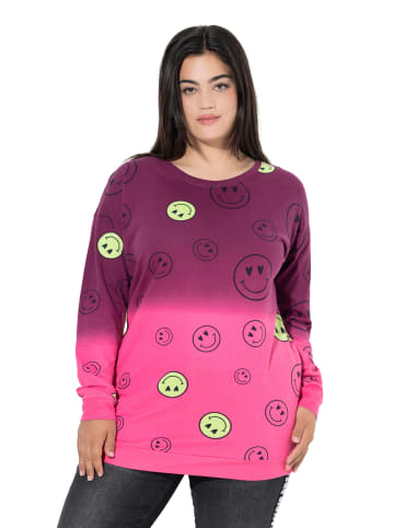Angel of Style Sweatshirt in dunkel weinrot