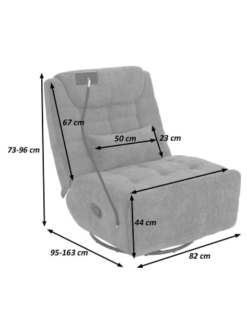 MCW Relaxsessel P92, Dunkelgrau