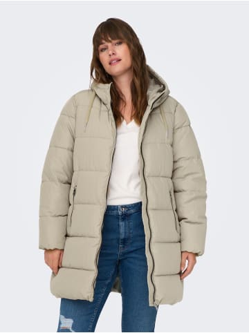 ONLY Carmakoma Plus Size Stepp Mantel Parka CARNEWDOLLY in Beige-2