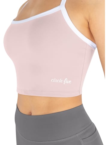 Circle Five Sporttop Doppelpack in Anthrazit/Rosa