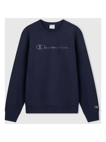 Champion Sweatshirt Crewneck Sweatshirt in Marine