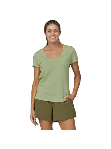 Patagonia W SIDE CURRENT TEE in Grün