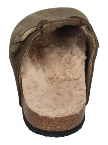 natural world Hausschuhe BIO SLIPPER NAPA WOOL in grün