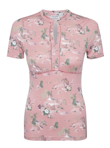 Vive Maria V-Shirt Chinese Teahouse in lightpink allover