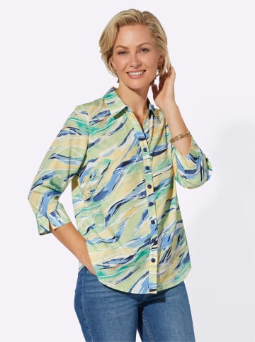 WITT WEIDEN Bluse in pistazie-vanille-bedruckt