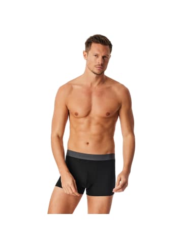 Schiesser Boxershort 6er Pack in Schwarz
