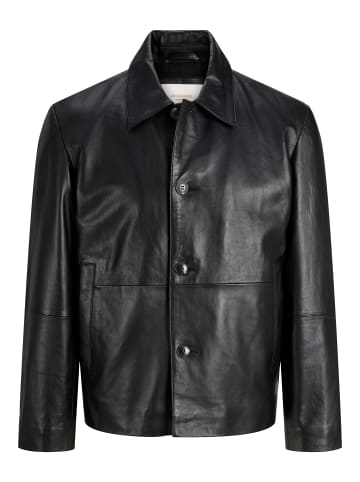 Jack & Jones Lederjacke in Black