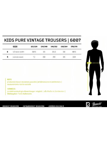 Brandit Kinder Cargohose "Kids Pure Vintage Pants" in Camouflage