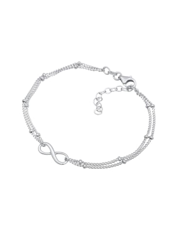 Elli Armband 925 Sterling Silber Infinity, Kugel in Silber