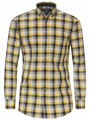 Redmond Langarm FreizeitHemd für Herren in schwarz