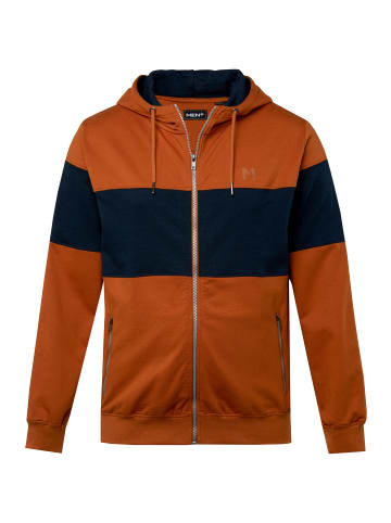 Men Plus Sweatjacke in sandelholz
