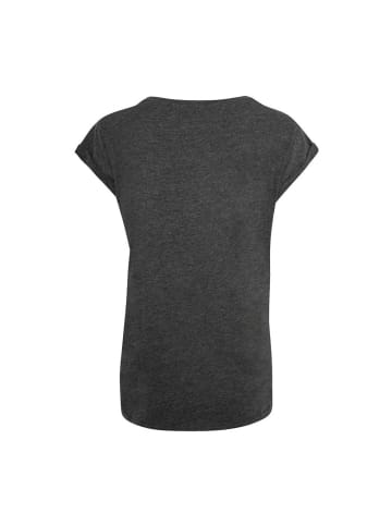 Mister Tee Top "Ladies Kicks Love Extended Shoulder Tee" in Grau