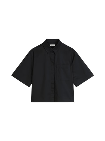 Marc O'Polo Satinbluse boxy in Deep Night Blue