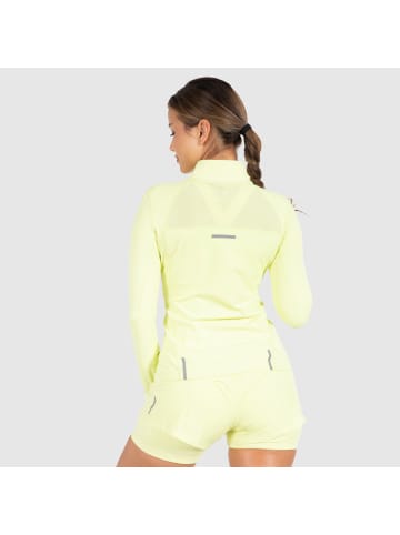 SMILODOX Trainingsjacke Half Zip Fastlane in Lime