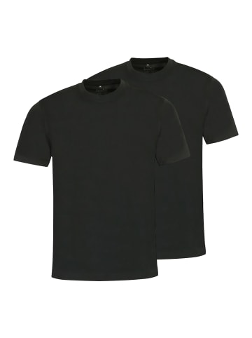 hajo T-Shirt 2er Pack in Schwarz