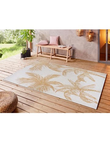 NORTHRUGS In- & Outdoor Teppich Jaora grau/gold