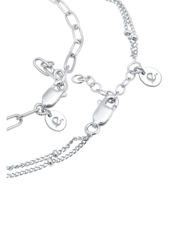 Elli Armband 925 Sterling Silber Bettelarmband, Kugel in Silber