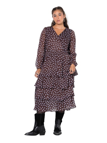 Studio Untold Midikleid in pinienbraun